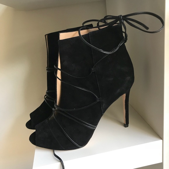 Antonio Melani Shoes - LIKE NEW Antonio Melani Peep-Toe Suede Stilettos